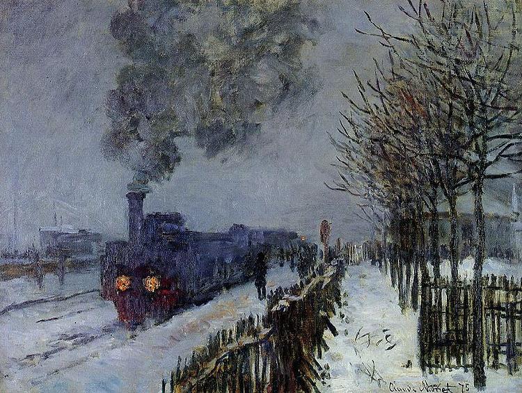 Train in the Snow, Claude Monet